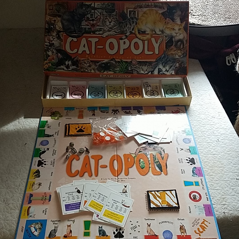 Cat-opoly board game